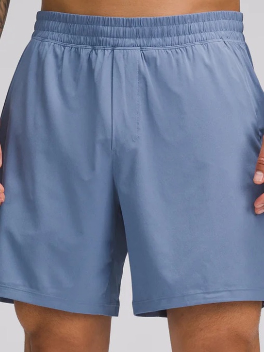 lululemon athletica Pace Breaker Short in Navy Blue